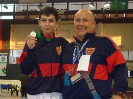 *Nella foto: Antonio De Stefano ed il Maestro Emilio Fotino*