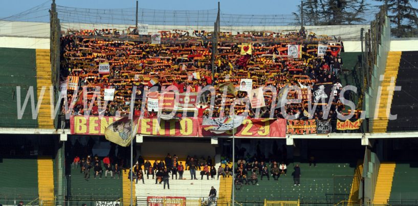 Denunce e Daspo a carico di tredici tifosi del Benevento