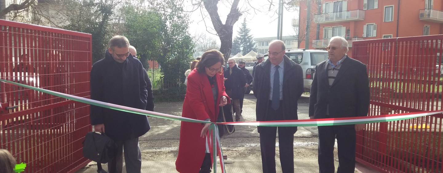 Grottaminarda – Inaugurazione della Scuola Maria Pia Landi dopo la ristrutturazione