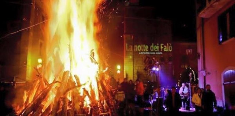 La Notte dei Falò, a Nusco con il treno storico per il rito in onore di Sant’Antonio