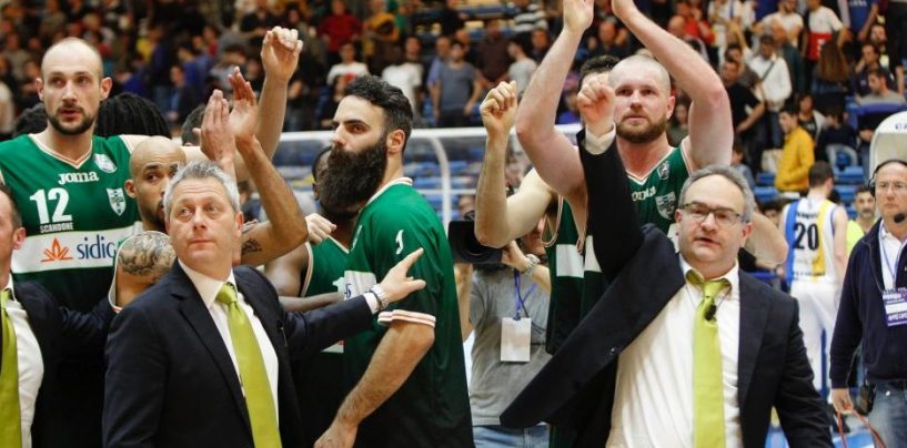L’urlo di Sacripanti: “Vittoria importante, soddisfatto di Jones”