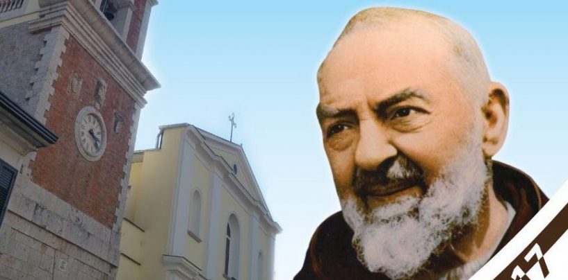 San Pio torna in Irpinia, il saio delle stimmate portato in processione a Gesualdo