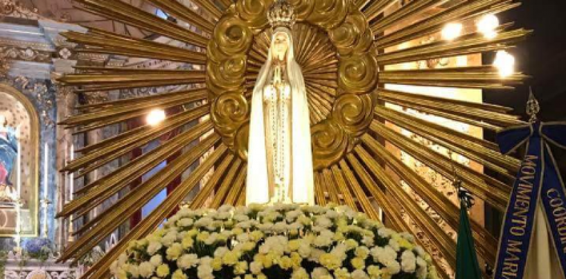 Montefalcione accoglie la Madonna Pellegrina di Fatima per il centenario delle apparizioni Mariane