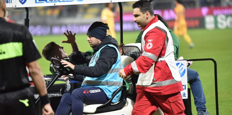 Frosinone-Avellino, Lasik sarà operato d’urgenza