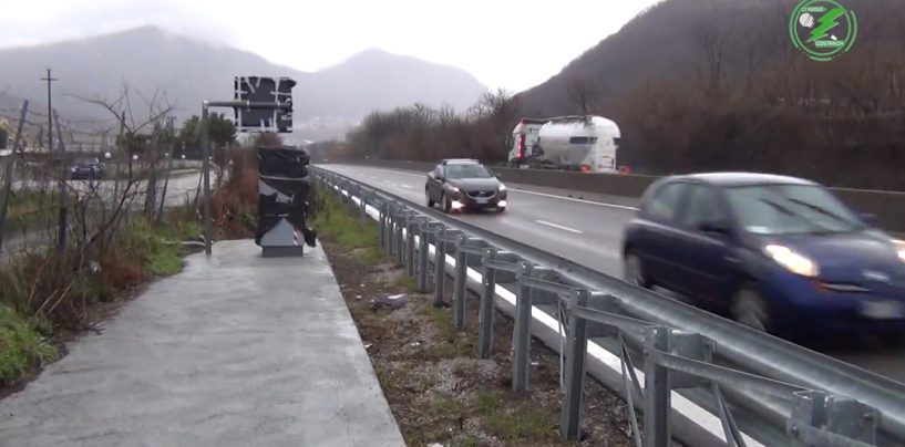Torna in funzione l’autovelox lungo il Raccordo Avellino-Salerno: automobilisti avvisati