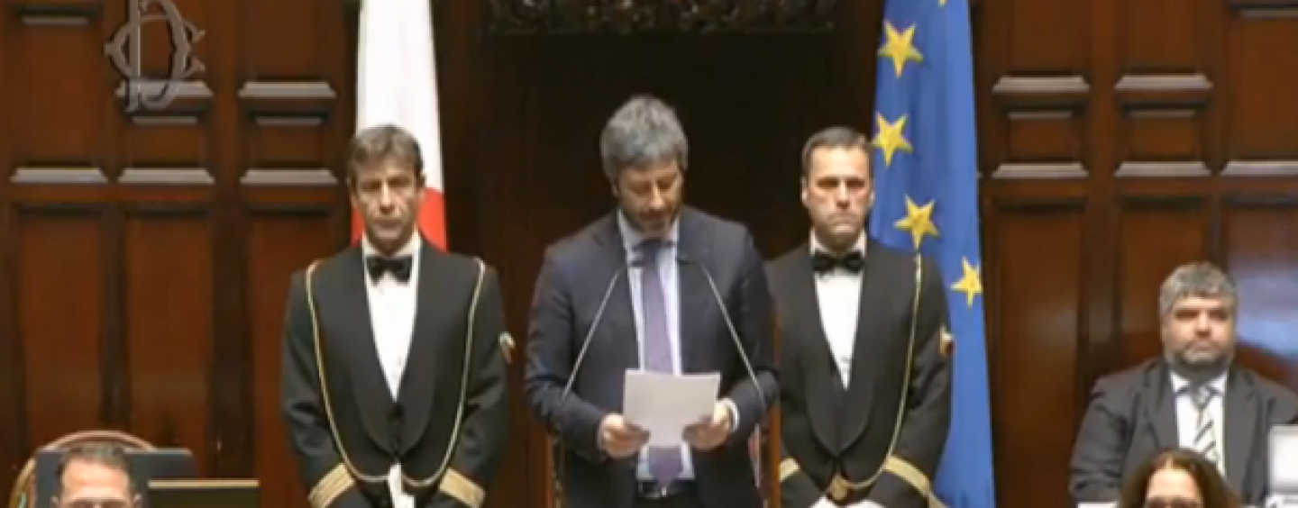 A Montecitorio è il giorno dei tagli ai vitalizi: il Presidente Fico presenta la delibera