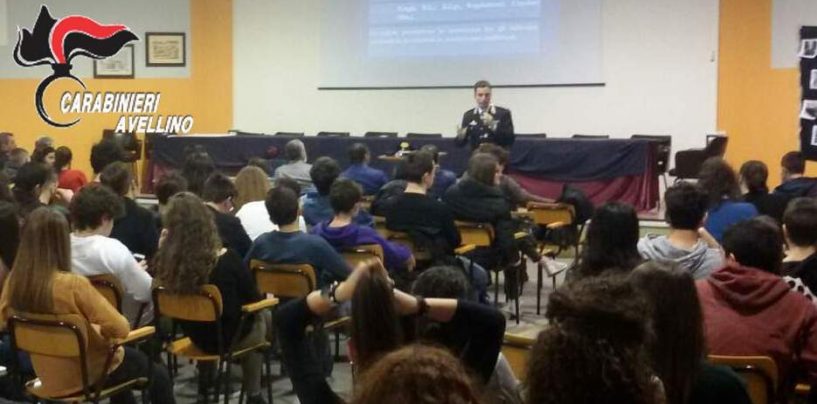 Cultura della Legalità, gli uomini dell’Arma al Maffucci di Calitri