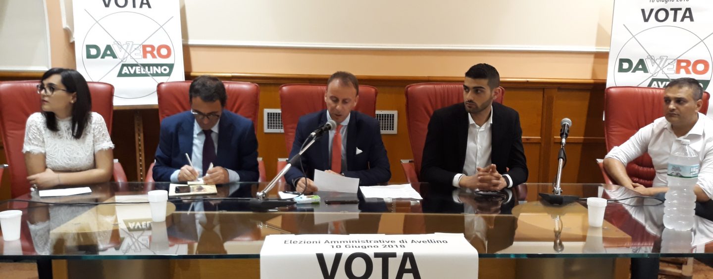 “Davvero” si presenta alla città. Pizza: “Da Festa un passo indietro per il bene di Avellino”