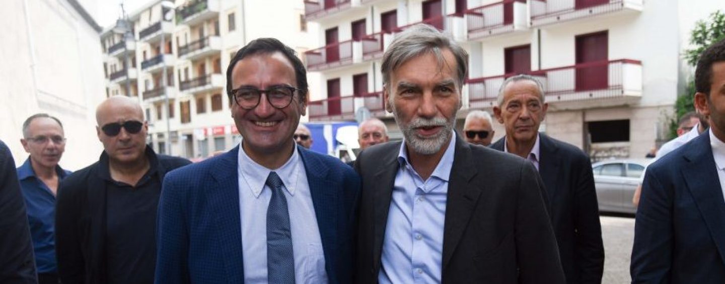Delrio abbraccia Pizza: “Qui si è puntato sulle persone migliori, le città non si governano da Roma”