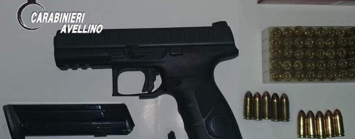 Detiene illegalmente due pistole e una settantina di proiettili: nei guai 60enne di Monteforte