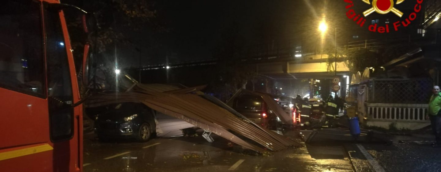 FOTO/ Maltempo in Irpinia, oltre cinquanta interventi dei Vigili del Fuoco. Paura per due automobilisti