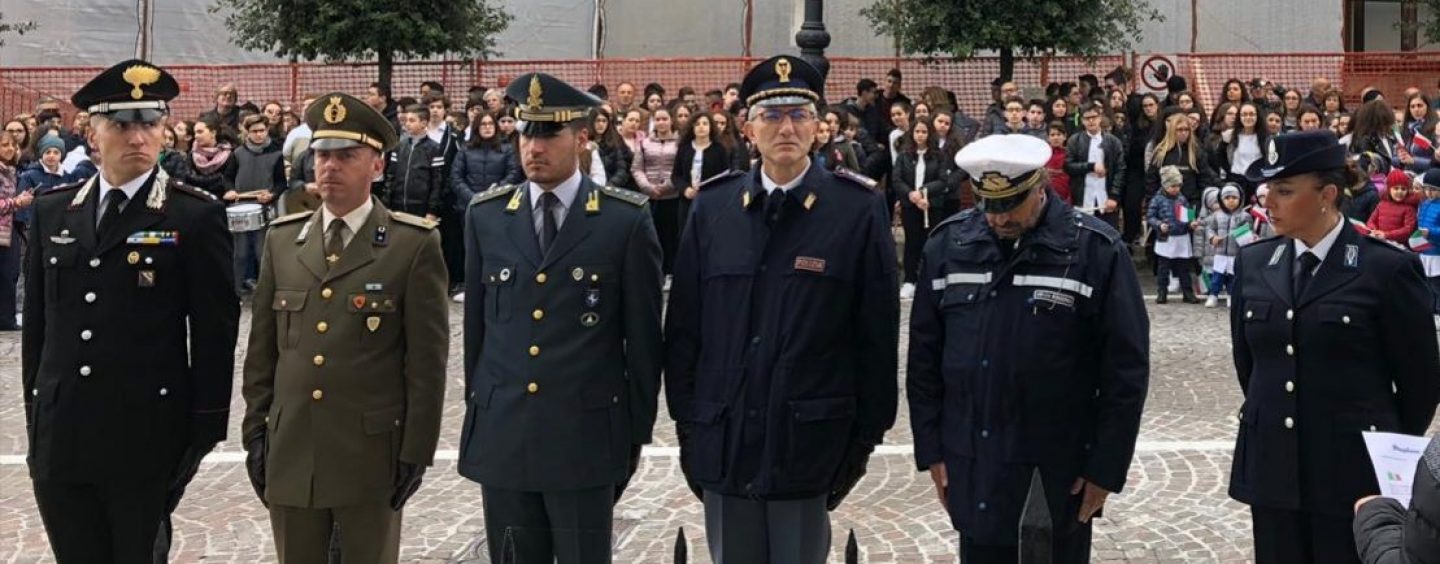 A Sant’Angelo dei Lombardi la cerimonia commemorativa dei caduti e la Festa delle Forze Armate