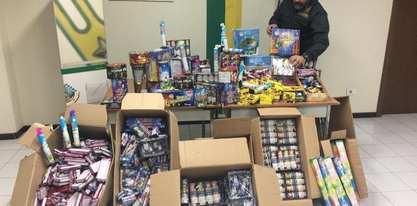 Botti illegali, maxi sequestro a via Tagliamento a poche ore dall’ultima notte dell’anno