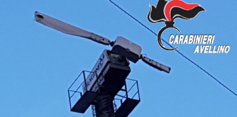 Si spezza pala eolica, sequestro e denuncia ad Aquilonia