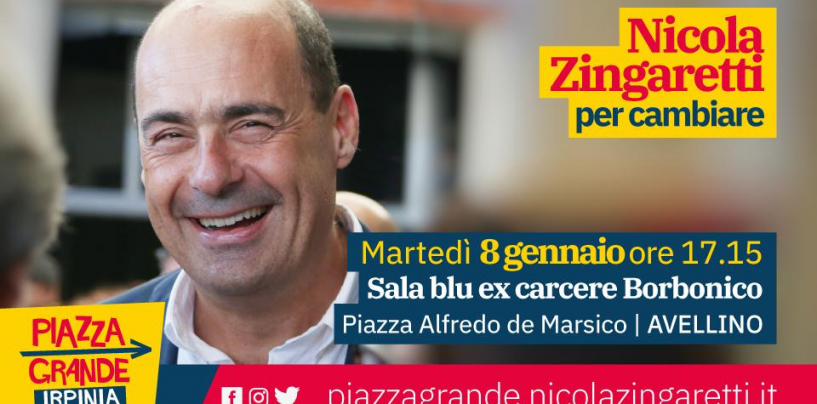 Piazza Grande fa tappa in Irpinia: ad Avellino arriva Nicola Zingaretti