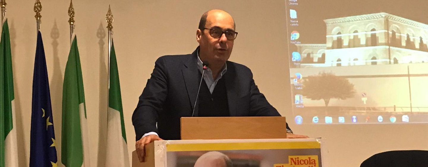 “Basta divisioni e sì all’unità, discutiamo più che litigare”. Zingaretti striglia il Pd, anche quello irpino