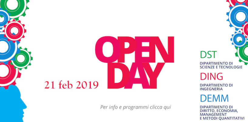 UniSannio, è tempo di OpenDay: in programma visite, seminari e laboratori nei tre Dipartimenti