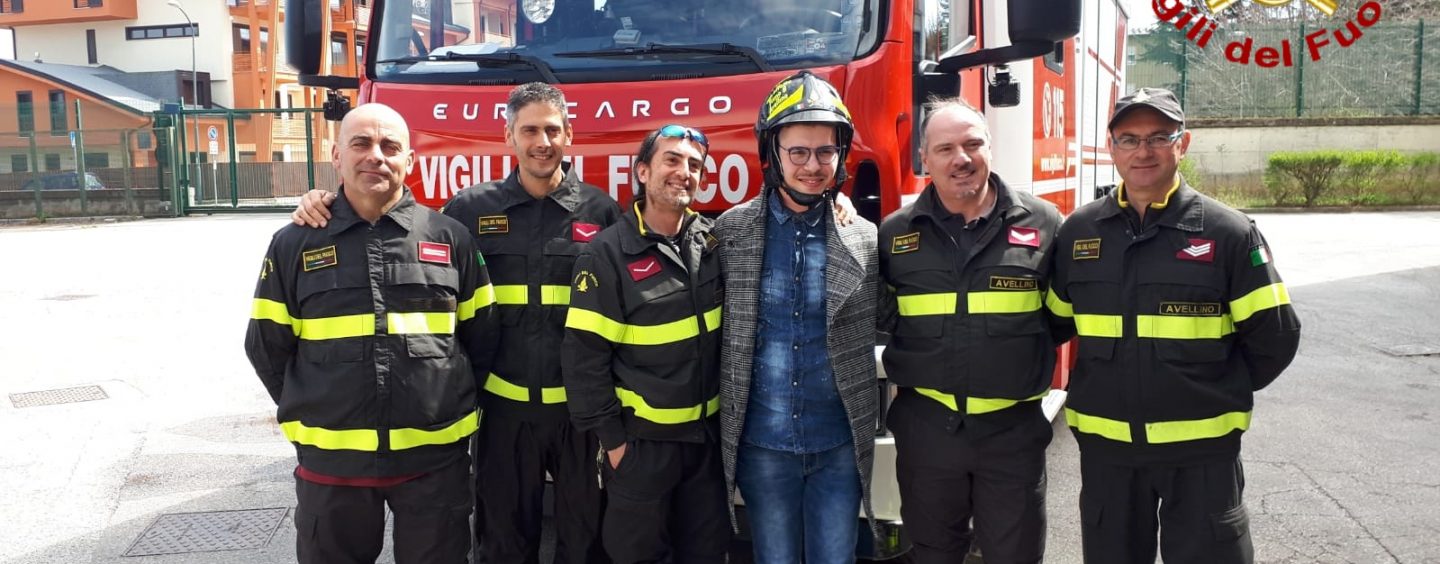 Nicola, vittima di un grave incidente, ringrazia i suoi salvatori: i Vigili del Fuoco di Avellino
