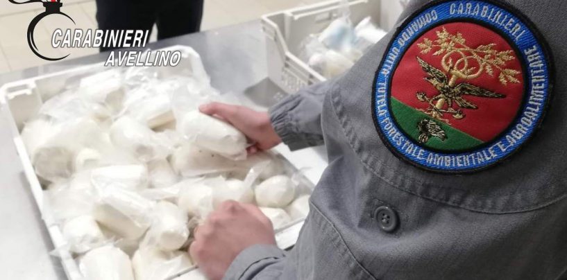Sequestrati 30 quintali di prodotti caseari, quattro persone nei guai