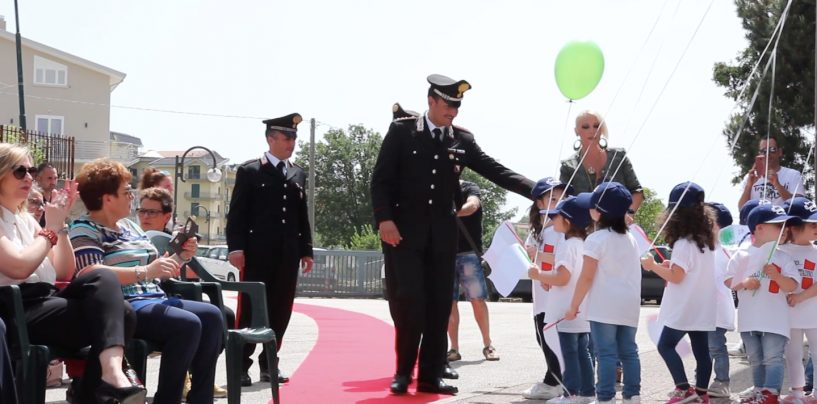 FOTO/ Bambini in festa: sorpresa per i Carabinieri all’Istituto Comprensivo di Montemiletto