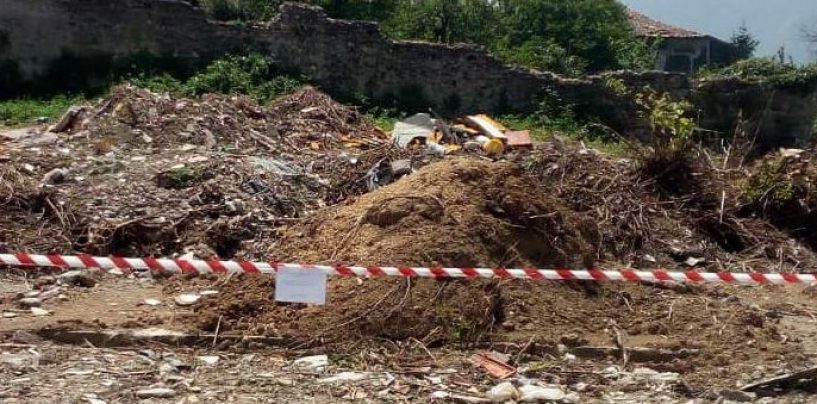 Scoperti 10 mila metri quadrati di discarica abusiva, sigilli all’ex area prefabbricati di Montoro