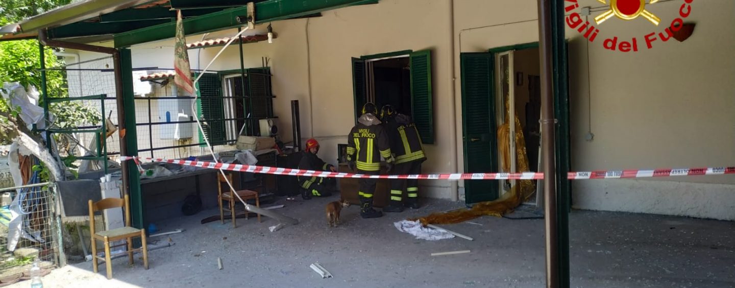 Esplosione in una villetta a Lauro: due feriti, una trasportata al centro grandi ustionati di Bari