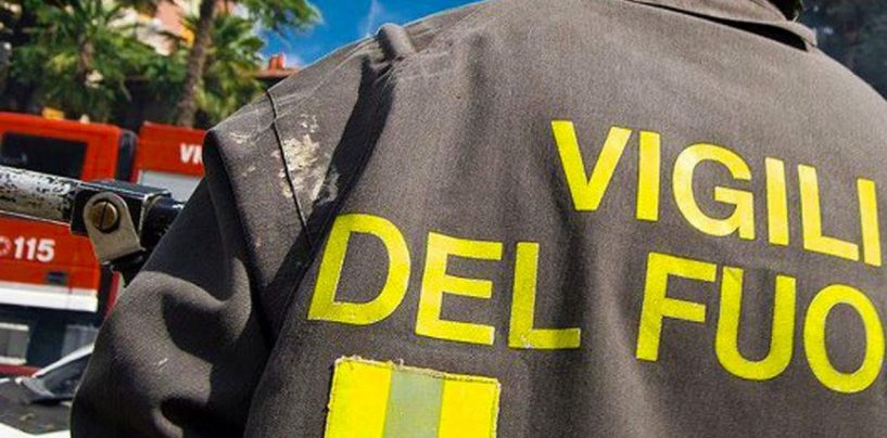 Incendio in un’abitazione a Lioni, determinante l’intervento dei Caschi Rossi