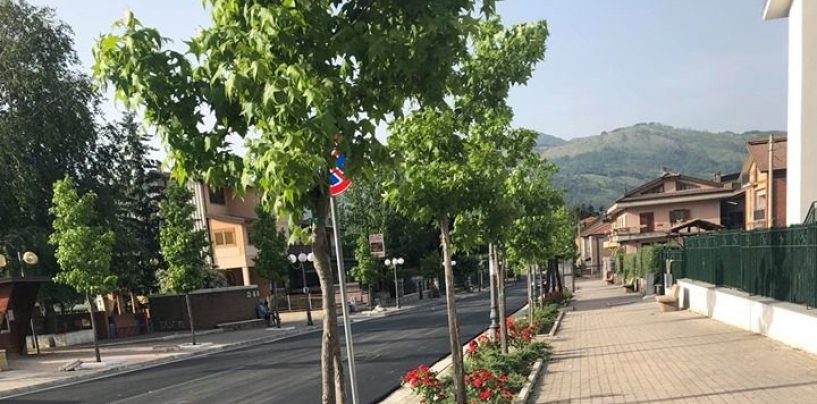 Volturara, Viale Rimembranza quasi pronto: il sindaco Sarno ringrazia i cittadini