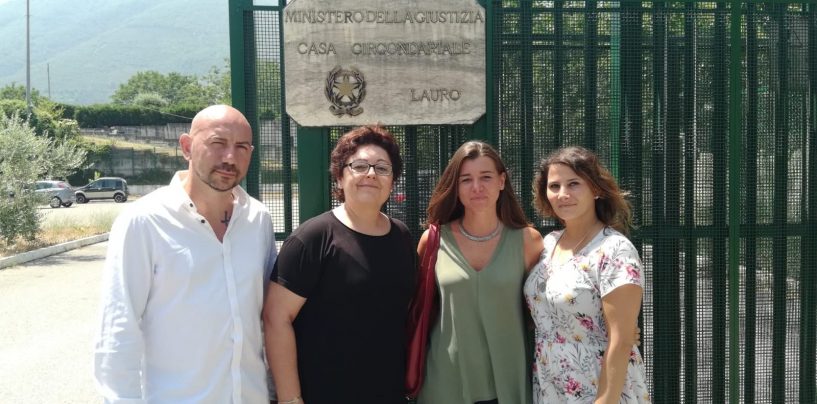 Lauro, Pallini e Sportiello in visita al carcere per detenute madri