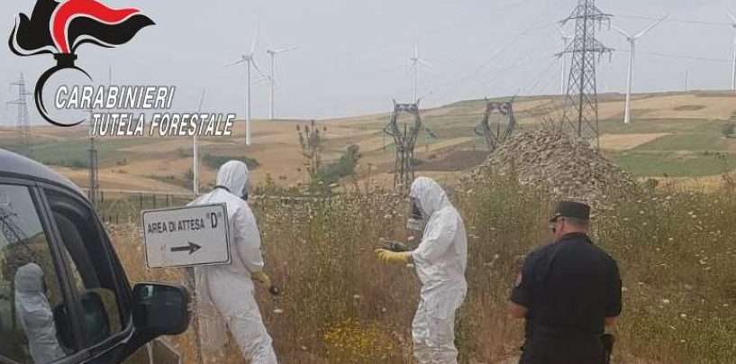 Sequestrata a Bisaccia discarica abusiva con rifiuti interrati