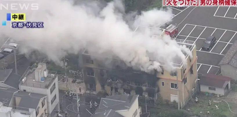 Appicca il fuoco al KyoAni, studio dei manga giapponesi: 23 morti