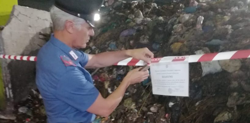 Gestione illecita di rifiuti, sequestro nell’area industriale