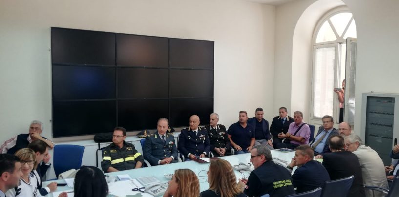 Incendio a Pianodardine, in corso il vertice in Prefettura
