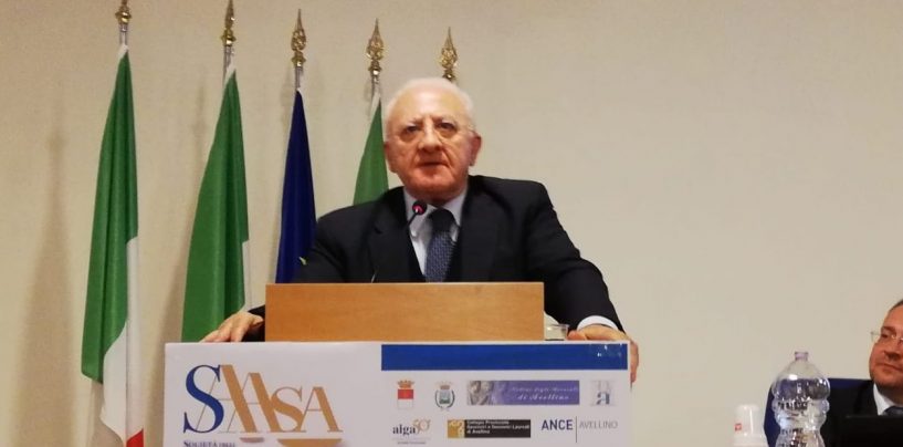 Covid-19, De Luca ai campani: “Problema serio, non fate vita sociale”
