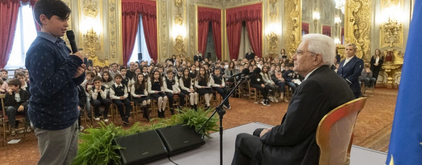 FOTO/ Studenti di Avellino da Mattarella: ecco chi ha incontrato il Presidente della Repubblica