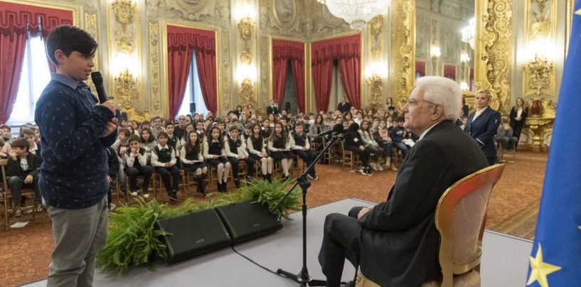 FOTO/ Studenti di Avellino da Mattarella: ecco chi ha incontrato il Presidente della Repubblica