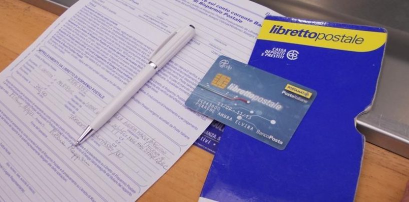 Oltre 500mila libretti postali: Avellino terza in Campania