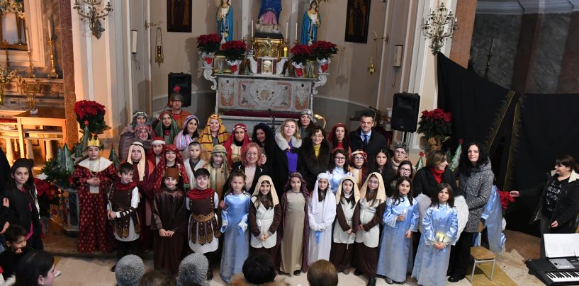 Gli alunni dell’istituto comprensivo di Montemiletto protagonisti del presepe vivente