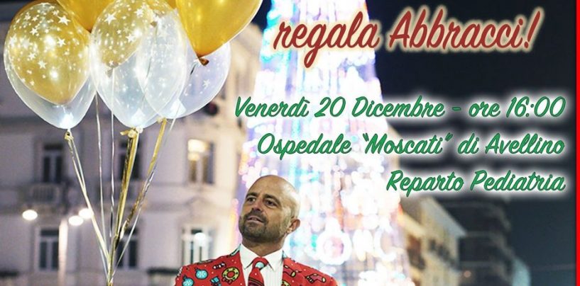 Luca Abete volontario per un giorno: domani al “Moscati” con i bambini ricoverati