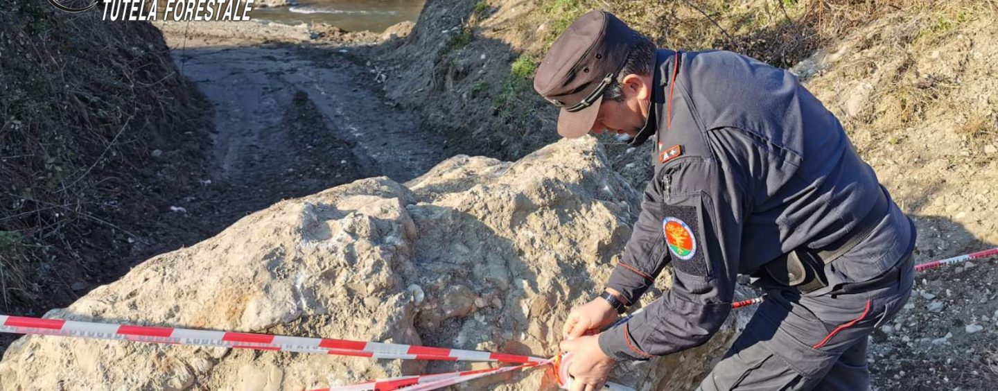 Petruro Irpino: estrazione abusiva di materiale dall’alveo del fiume, denunciati due imprenditori