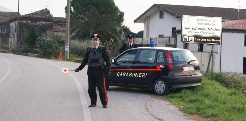 Task-force dell’Arma in Valle Telesina: il bilancio tra perquisizioni, sequestri, fermi e denunce