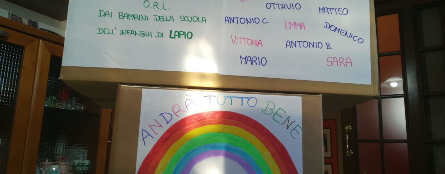 I bambini della scuola G.De Feo di Lapio hanno rotto i salvadanai per comprare materiale sanitario agli operatori del Moscati