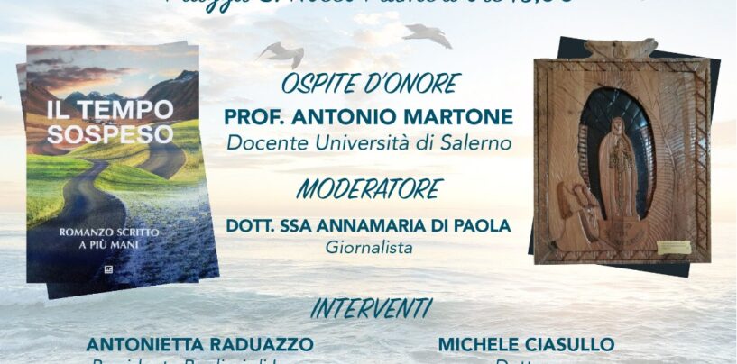Romanzo al tempo della quarantena, il 12 Agosto presentazione a Flumeri del “Tempo Sospeso”