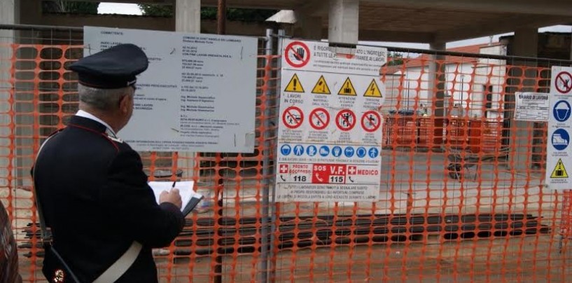 Reati edilizi, denunce per 27 persone dopo blitz a Candida