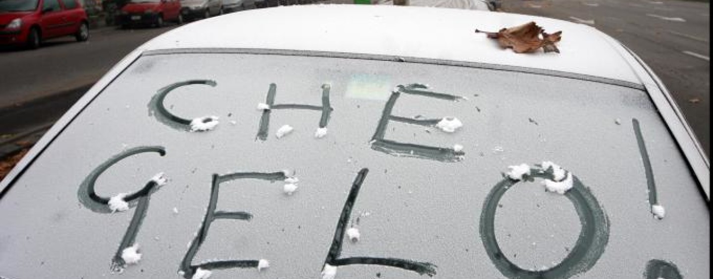 Burian, oggi il picco di gelo e stanotte torna la neve. Allerta della Protezione Civile