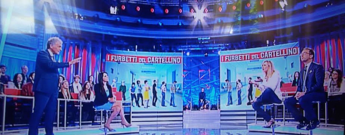 Furbetti del cartellino su Rai 1, Giletti sarcastico: “Un’associazione di scambi di badge”