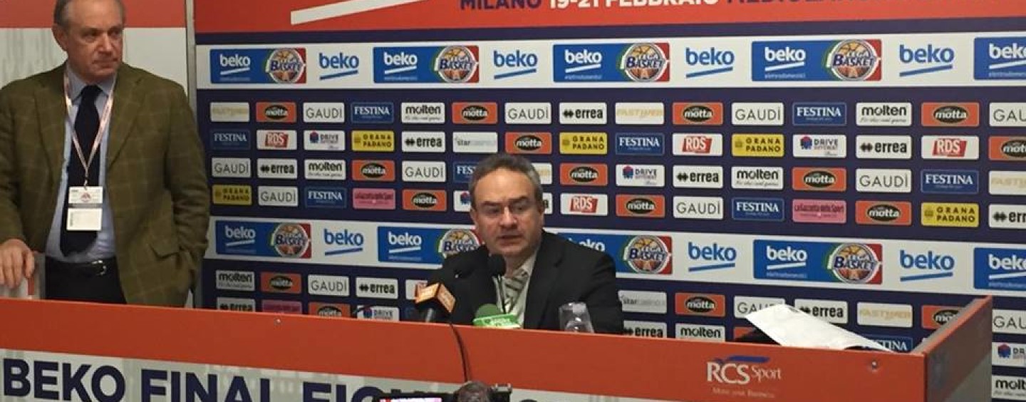 Basket/Final Eight, Sacripanti: “Siamo stati degni di questa finale, complimenti a Milano”
