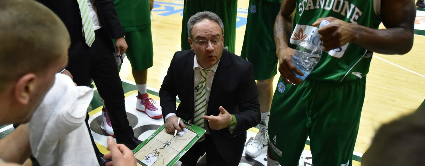 Basket, Sacripanti dispiaciuto: “Stagione incredibile, grazie a tutti. Ci sono tutte le basi per ripartire al meglio”