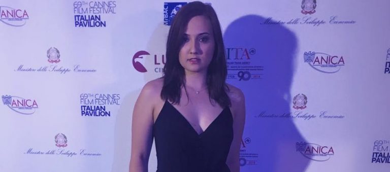 Rosaria Cianciulli, una delle più giovani attrici del Festival di Cannes