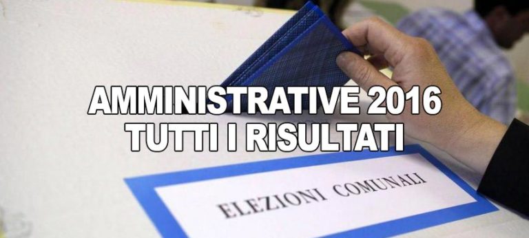 Amministrative 2016 – Tutti i risultati in Irpinia
